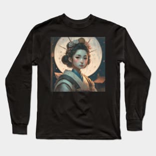 Japanese Moon girl Long Sleeve T-Shirt